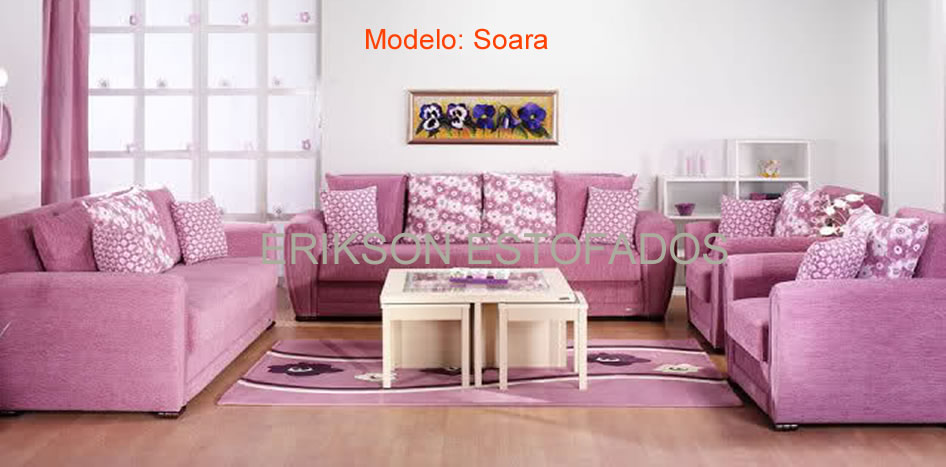 foto de sofá com almofadas